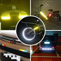 Светлоотразителна самозалепваща лента ширина 2,3,5 см за кола автомобил джип ван камион мотор колело, снимка 4 - Аксесоари и консумативи - 37311711
