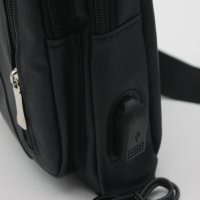 Чанта през рамо с USB, снимка 4 - Чанти - 40513428