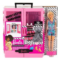 Барби гардероб/Кукла "Барби" с гардероб модни аксесоари , снимка 2 - Кукли - 24777895