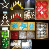 Коледна украса-Led лампички, фигурки, свещници и др., снимка 1 - Декорация за дома - 27569416