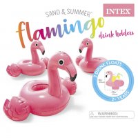 1480 Комплект надуваеми поставки за чаша Фламинго Intex 3 броя, снимка 3 - Надуваеми легла - 28669995