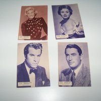4 стари колекционерски филмови картички