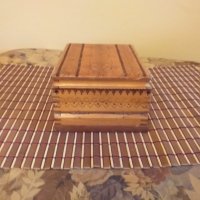Стара дървена кутия за цигари, снимка 4 - Други ценни предмети - 27995811