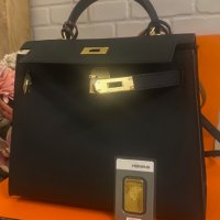 чанта Ермес Кели 27*Hermes Epsom gold hardware, снимка 10 - Чанти - 42425027