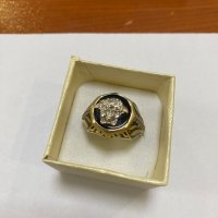 Златен пръстен versace 8.21, снимка 1 - Пръстени - 43233290