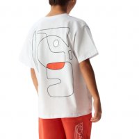 Уникален комплект NK в бяло и червено , снимка 2 - Детски комплекти - 39569166