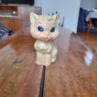 Стара гумена играчка,коте,котка #9, снимка 1 - Други ценни предмети - 44049805