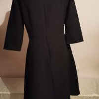 Официална черна рокля с бродерия р-р Л, снимка 9 - Рокли - 32330663