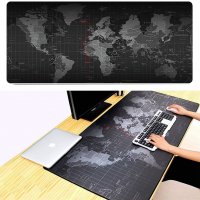 Геймърска подложка за мишка 80х30 см. World Map, снимка 1 - Клавиатури и мишки - 32438778