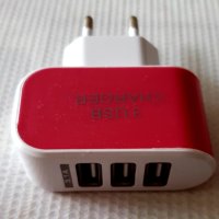 Универсално зарядно - 3 USB порта, снимка 3 - Оригинални зарядни - 43651115