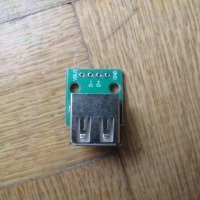 Платка USB конектор - женски, снимка 1 - Друга електроника - 28439856