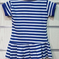 Нова детска моряшка рокля с якичка, 12-18 месеца, 6-7 години, снимка 3 - Детски рокли и поли - 30327180