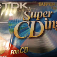 Лот от 12 бр чисто нови хромни касети TDK Super CDing 90, снимка 2 - Аудио касети - 44867362