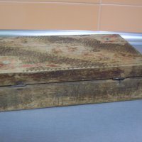Стара дървена кутия., снимка 4 - Антикварни и старинни предмети - 43375487