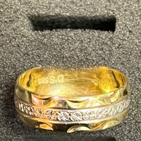 Златни пръстени 14 к 585 gold zlato zlatni prasteni prasten златен пръстен , снимка 2 - Пръстени - 38078562
