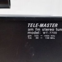 Стерео тунер Tele-Master WT-7700, снимка 7 - Други - 26453220