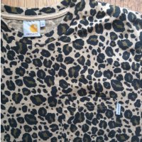 carhartt s/s leopard - страхотна мъжка тениска КАТО НОВА, снимка 4 - Тениски - 32751772