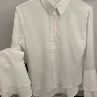 Бяла риза в размер L, снимка 3 - Ризи - 44096870