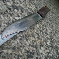 Стар ловен нож, снимка 4 - Антикварни и старинни предмети - 33125784