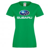 Дамска тениска Subaru, снимка 2 - Тениски - 32852410