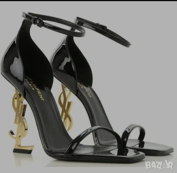 сандали на ток YSL saint laurent , снимка 1