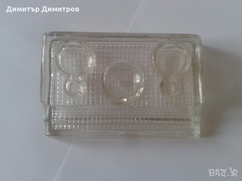 Стъклена мастилница, снимка 1