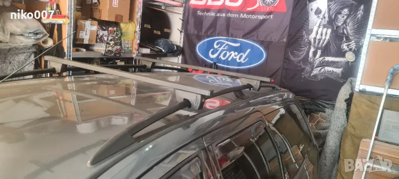 Форд фокус-Универсални-греди-релси-рейки-багажник-автобокс , снимка 1