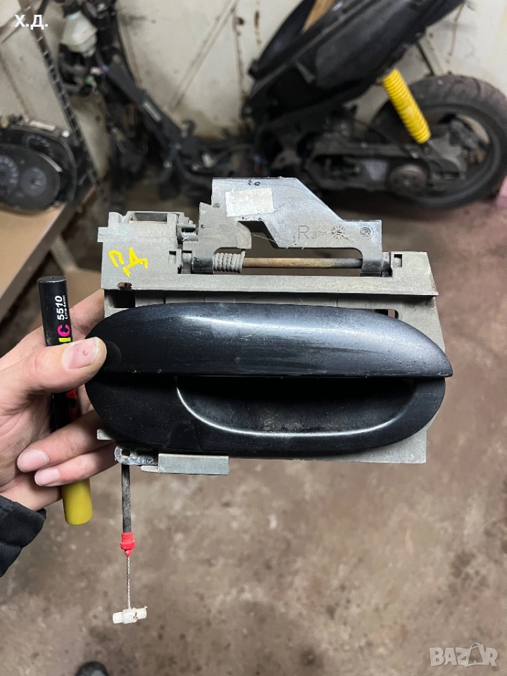 Външна дръжка с основа БМВ е39 предна дясна, снимка 1