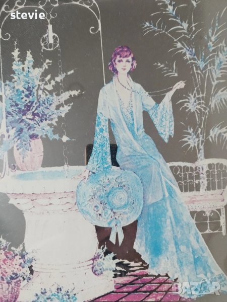 Ретро огледало с картина, снимка 1