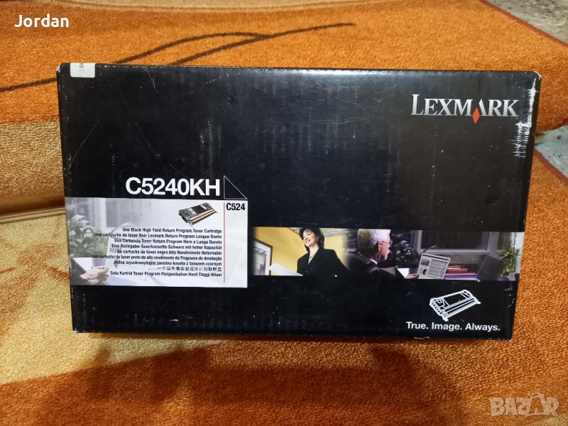 Тонер касета Lexmark Black C5240KH оригинална, снимка 1