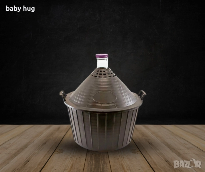 Стъклена дамаджана, снимка 1