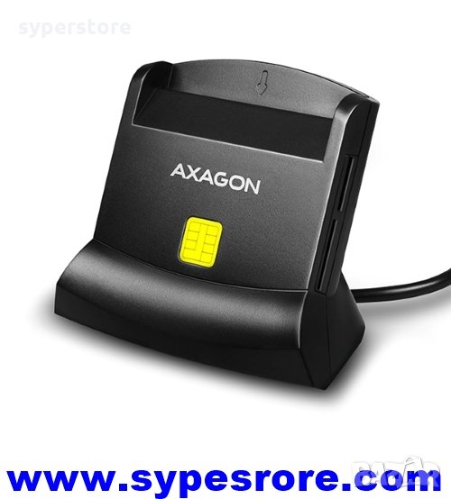 Cardreader Четец на карти Axagon CRE-SM2 С 4 слота за карти Smart card reader, снимка 1