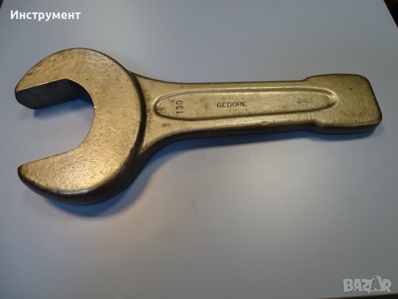 Ключ гаечен ударен едностранен Gedore B04329-130mm Metric Open Ended Slogging Spаnner, снимка 1