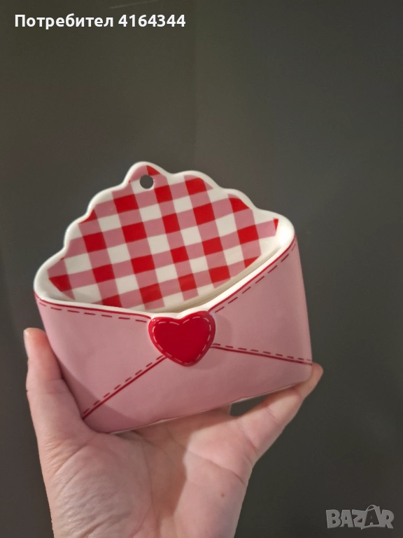 Керамична поставка за писма или бележки, снимка 1