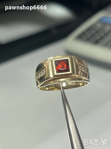 Златен пръстен 14 карата, снимка 1