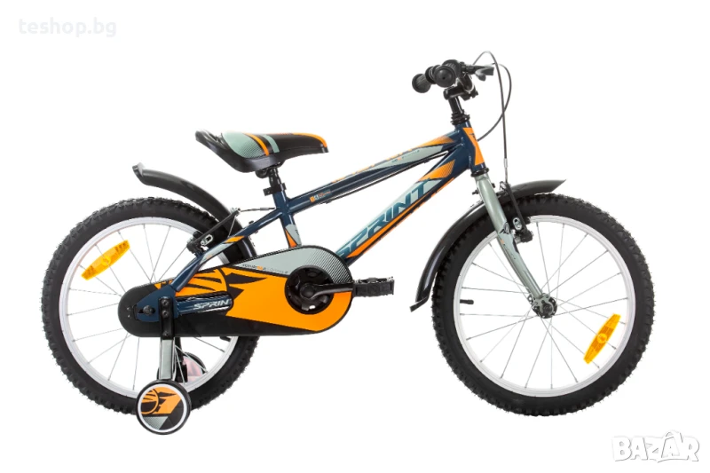 Детски велосипед HARDTAIL с помощни колела CASPER 18 1 SP, снимка 1