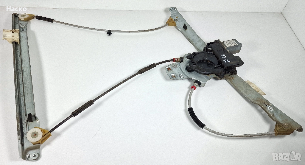 Преден Ляв Стъклоповдигач Стъклподемник Citroen C5 III X7 Ситроен Ц5 2008-2017г 128000781 0130822444, снимка 1