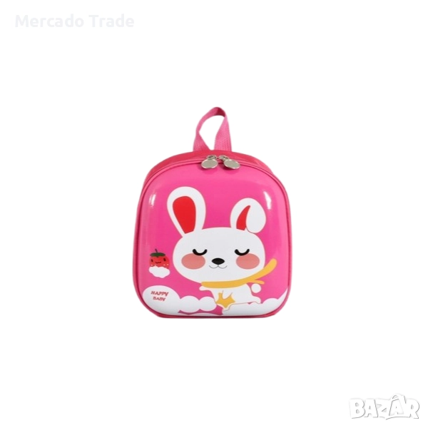 Детска раница Mercado Trade, Заек, Розов, снимка 1