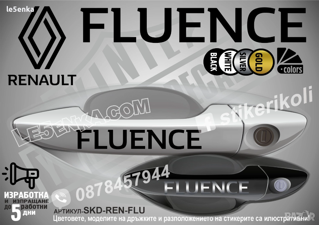 Renault Fluence SKD-REN-FLU, снимка 1