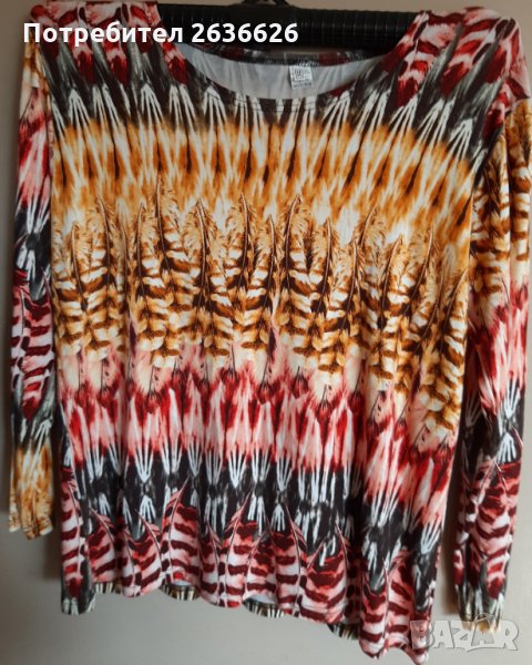 Дамска памучна блуза, снимка 1
