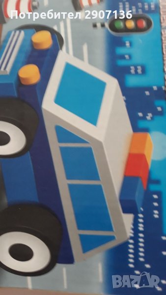 КОНСТРУКТОР от дърво за деца над 3 години  КОЛА, снимка 1