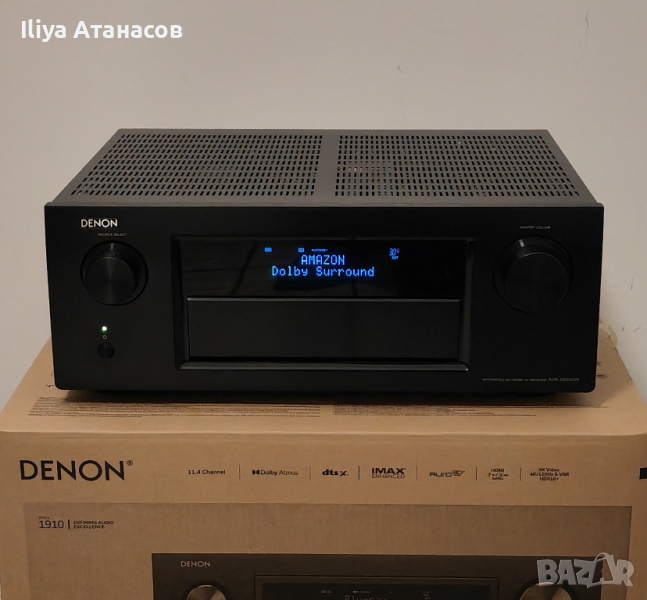 Denon AVR X 6200 W Dolby Atmos Bluetooth Wi-Fi HDMI USB Network 4K ресийвър за домашно кино  , снимка 1