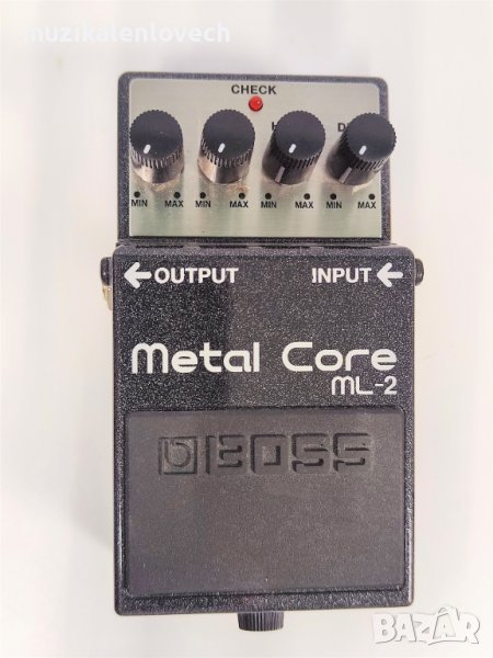 Boss ML-2 Metal Core Pedal /Japan/ Метал Дист педал за ел китара - ПЕРФЕКТЕН, снимка 1