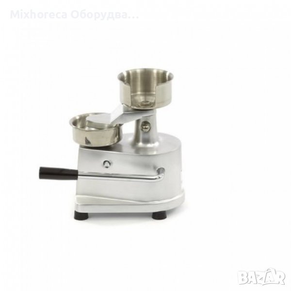 Преса за хамбургери 100 мм, алуминий и неръждаема стомана, плоча Ø 100 мм, снимка 1