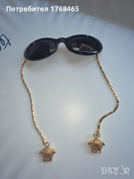 Винтидж слънчеви очила Gianni Versace с оригинални аксесоари, снимка 1
