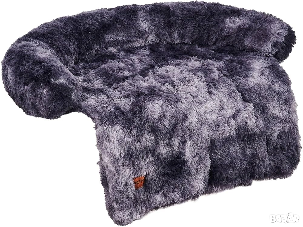 Плюшенa постелка/ легло за куче за диван с борд. Протектор размер L, снимка 1