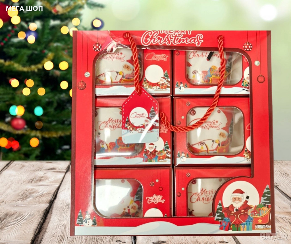 Порцеланова коледна чаша, снимка 1