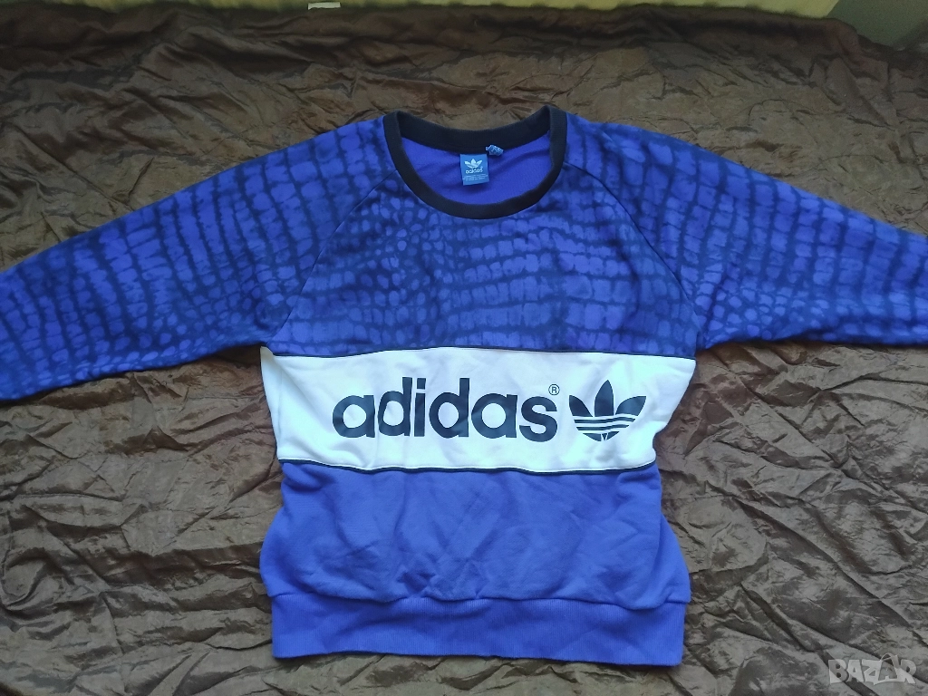 Adidas 100% оригинална спортна дамска блуза с дълъг ръкав, снимка 1