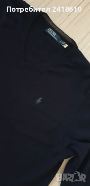 POLO Ralph Lauren V - Neck Sweather Wool /Merino Mens Size XL НОВО! ОРИГИНАЛ! Мъжки Пуловер!, снимка 1