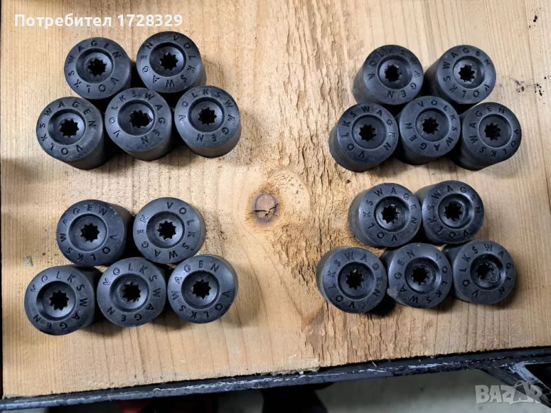 20 бр. Капачки за болтове VW Фолксваген, снимка 1